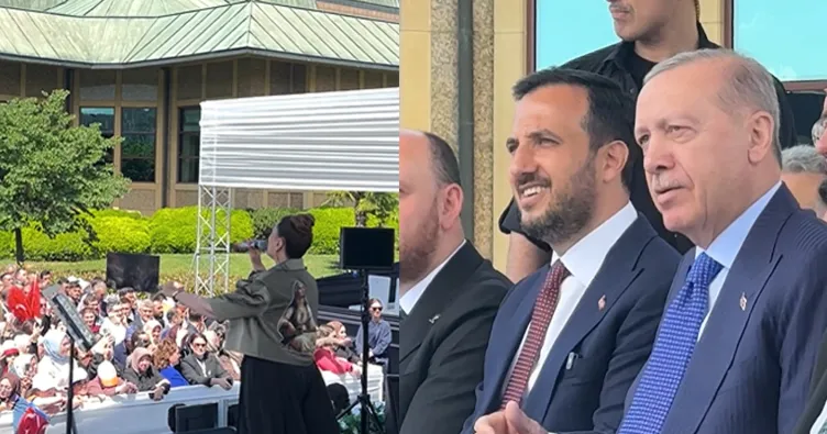 Başkan Erdoğan, Türkler geliyor şarkısına eşlik etti