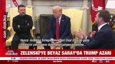 Zelenski’ye Beyaz Saray’da Trump azarı!