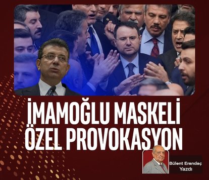 İmamoğlu maskeli özel provokasyon