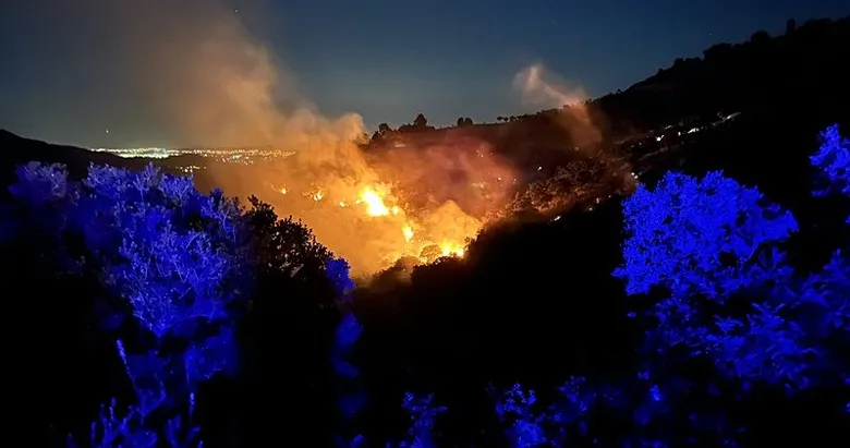 İzmir’de ormanlık alanda çıkan yangın kontrol altına alındı
