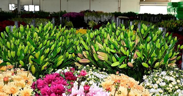 Sevgililer günü bereketi: İzmir’de çiçek mezatında rekor yoğunluk!
