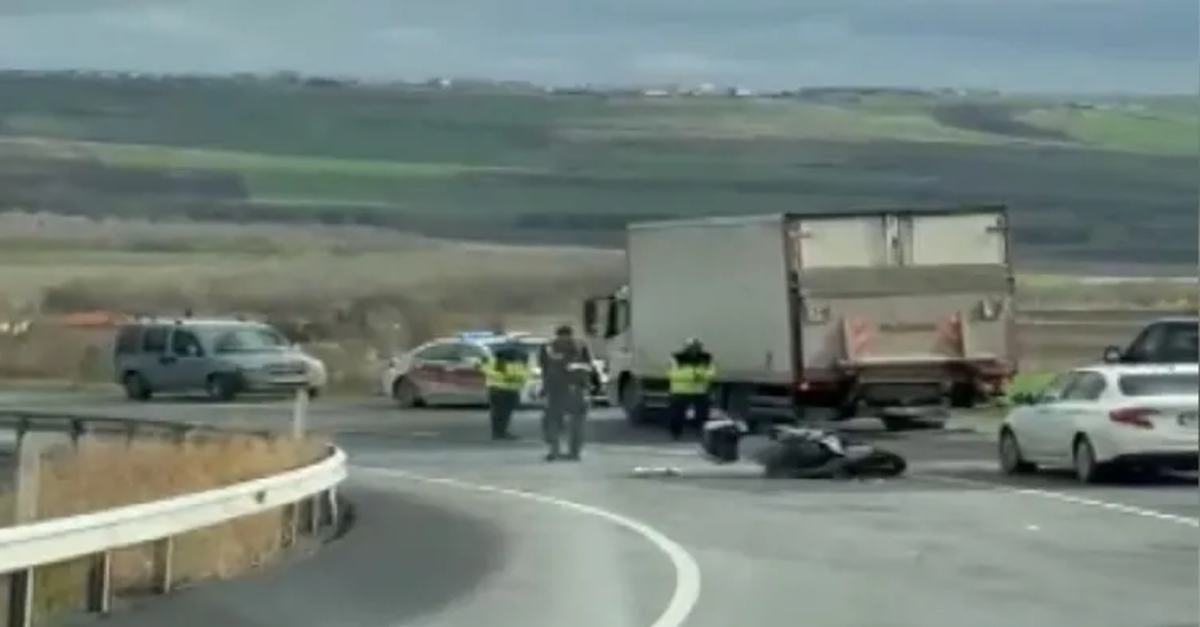 Arnavutköy'de feci kaza!