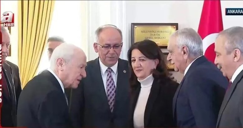 DEM Parti heyeti MHP Genel Başkanı Devlet Bahçeli ile görüştü