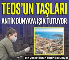 Teos’un taşları antik dünyaya ışık tutuyor