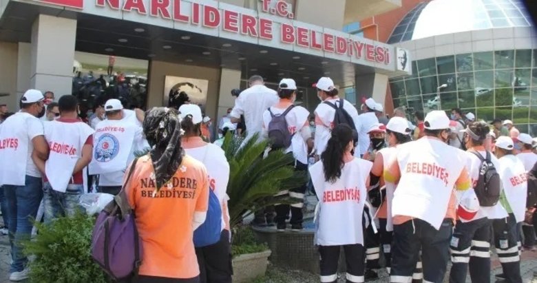 Narlıdere Belediyesinde grev krizi