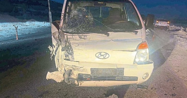 Zincirleme kazada bir kadın can verdi