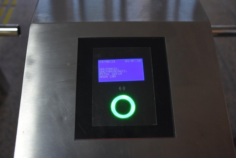 İzmir Adliyesi asansörlerinde Fethi Sekin sürprizi