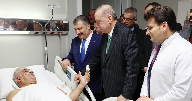 Başkan Erdoğan’dan hastanedeki Binali Yıldırım ve Şamil Ayrım’a ziyaret