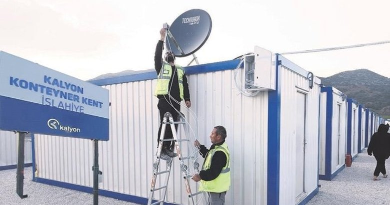 Kalyon konteyner kente tam not! Bir mahallede olması gereken her şey var