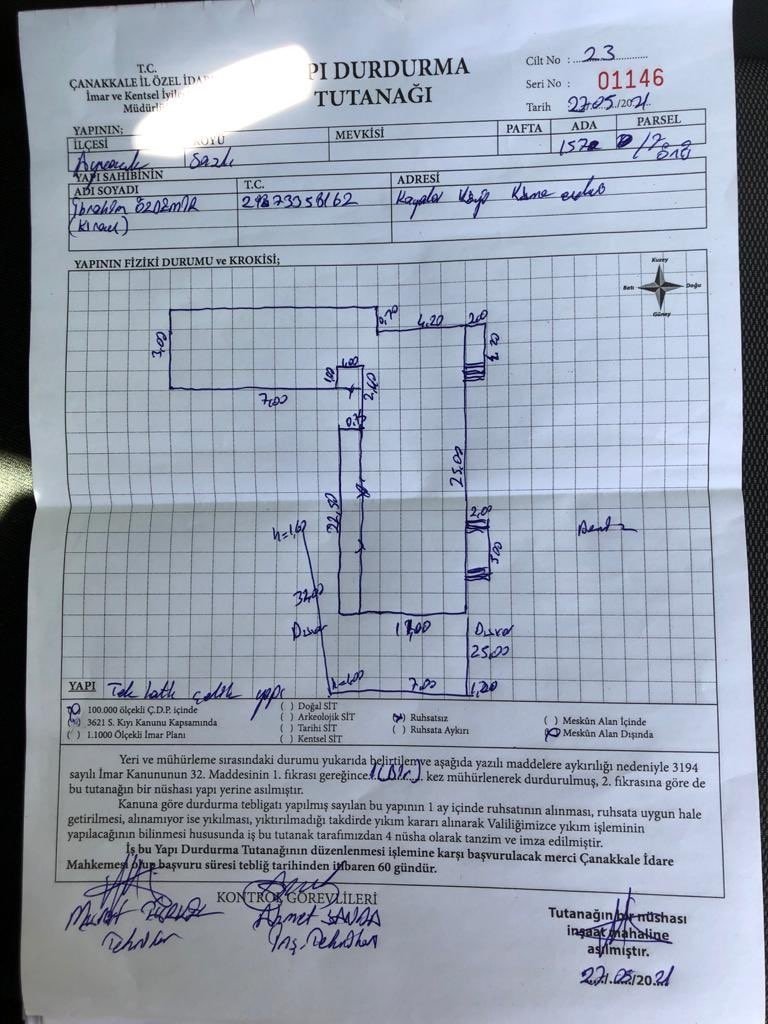 Halk TV’nin sahibi Cafer Mahiroğlu Asos’ta kaçak restoran açtı! Kaçak yapıyla ilgili flaş karar