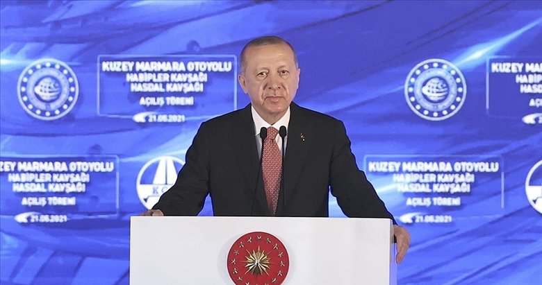 Son dakika: Başkan Erdoğan’dan Kuzey Marmara Otoyolu Habipler Kavşağı-Hasdal Kavşağı Açılış Töreni’nde önemli mesajlar