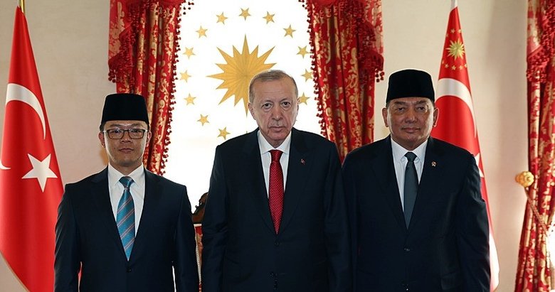 Başkan Erdoğan Endonezyalı bakanları kabul etti