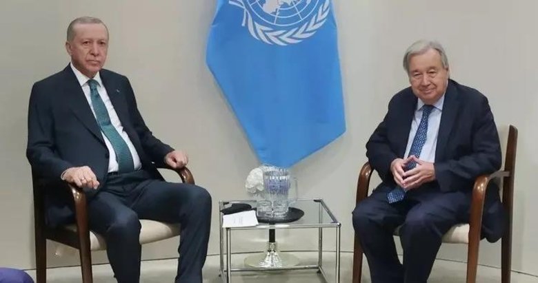 Başkan Erdoğan, Guterres ile görüştü
