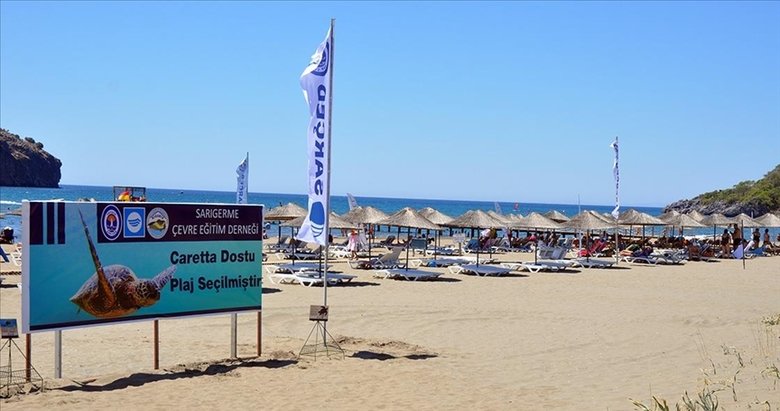 Muğla’daki kum zambaklarıyla ünlü halk plajına Caretta Dostu Plaj unvanı verildi