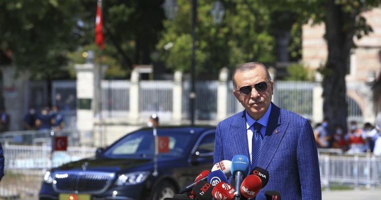 Başkan Erdoğan’dan Ayasofya’da önemli açıklamalar