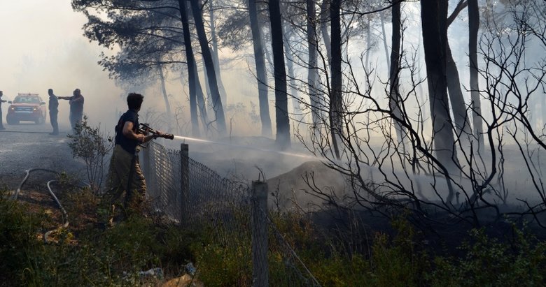 İzmir’deki orman yangınına ilişkin 1 kişi gözaltında