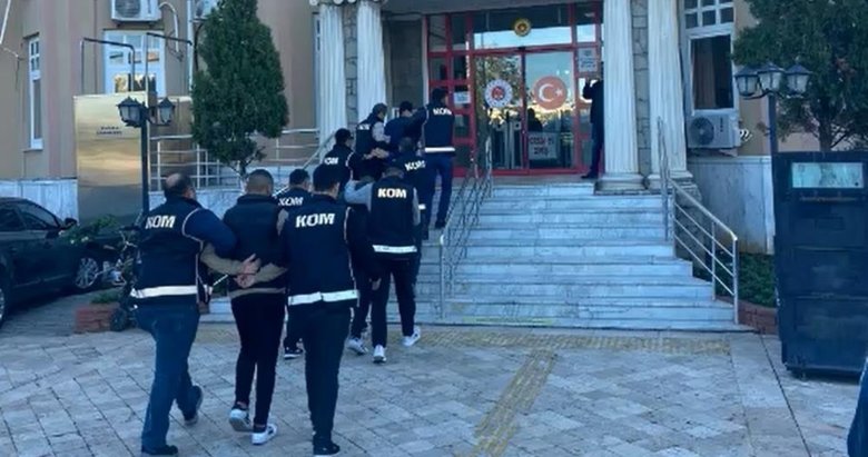 KOM ekipleri suç örgütünü gece yarısı operasyonuyla çökertti