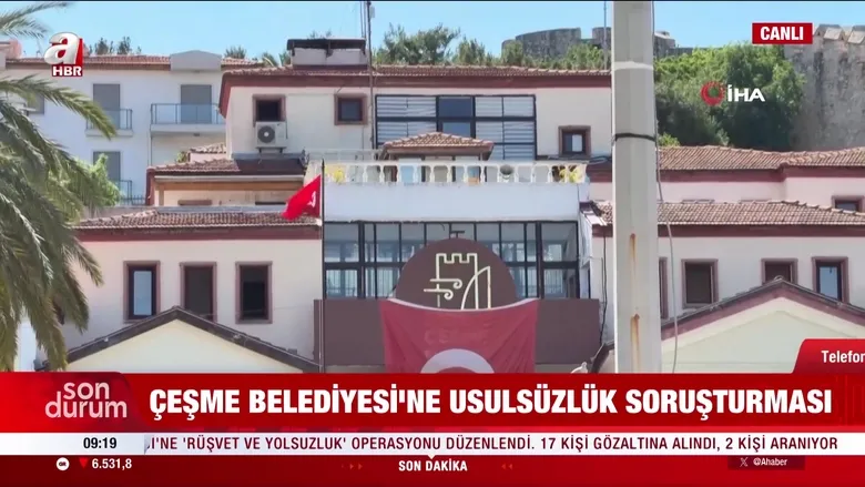 Çeşme Belediyesi'ne operasyon