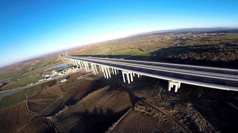 Tekirdağ- Çanakkale Otoyolu’nun son hali görüntülendi