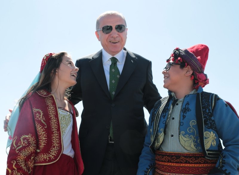 Başkan Erdoğan’ı Eskişehir’de böyle karşıladılar!