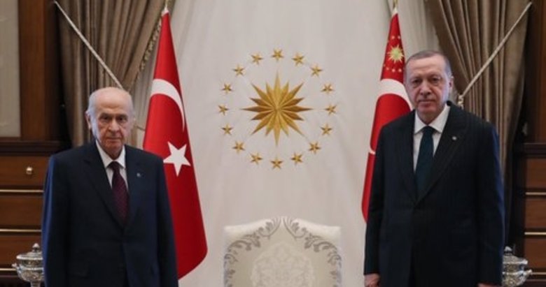 Son dakika: Başkan Erdoğan ve Bahçeli görüşme sona erdi