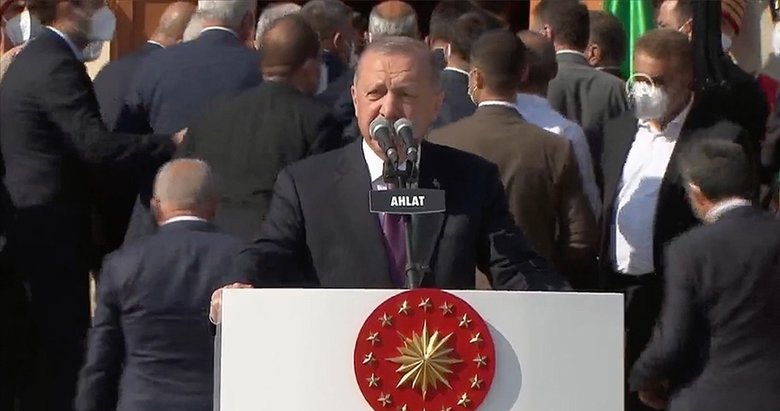 Son dakika: Başkan Erdoğan’dan Ahlat’ta önemli mesajlar