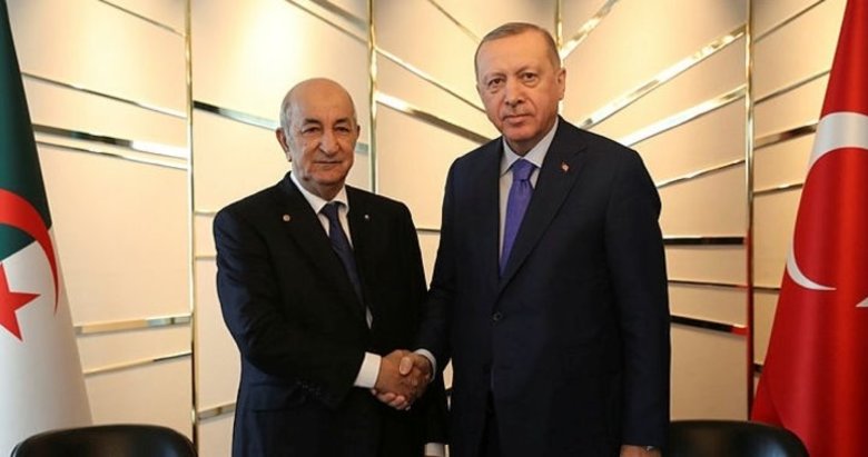 Başkan Erdoğan, Cezayirli mevkidaşı Abdulmecid Tebbun ile görüştü