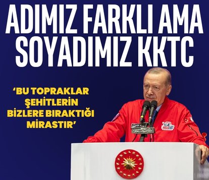 Adımız farklı ama soyadımız KKTC