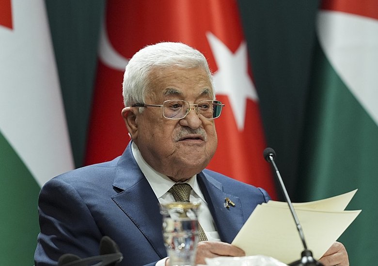 Başkan Erdoğan Mahmud Abbas ile görüştü