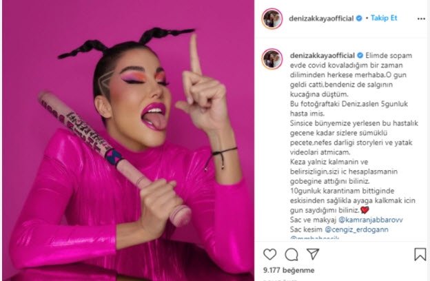 Deniz Akkaya hastaneye kaldırıldı! 'Koronavirüs ciğerlerime kadar indi'