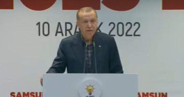 Başkan Erdoğan’dan Samsun’da önemli açıklamalar