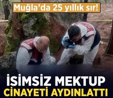 İsimsiz mektup cinayeti aydınlattı