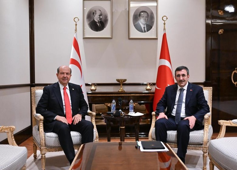 Başkan Erdoğan, KKTC Cumhurbaşkanı Tatar ile görüştü