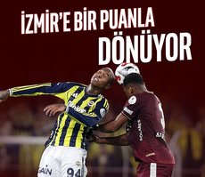 Göztepe İzmir’e bir puanla dönüyor