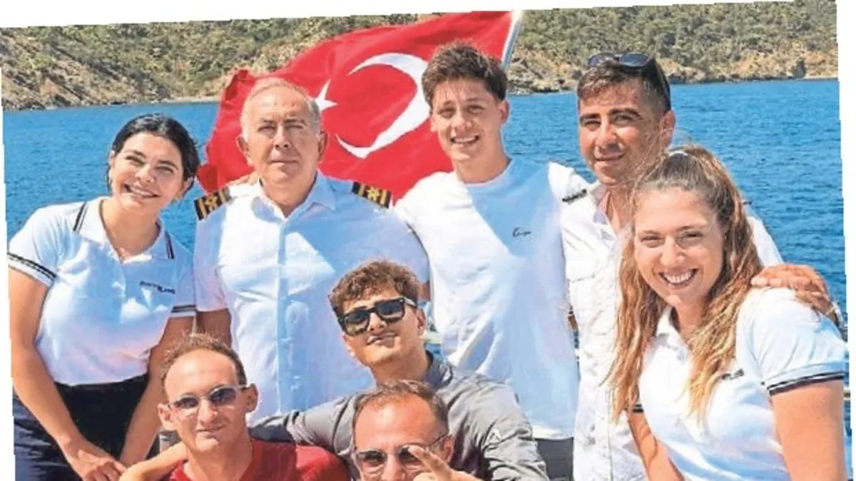 Sezonun yorgunluğunu Fethiye’de atıyor