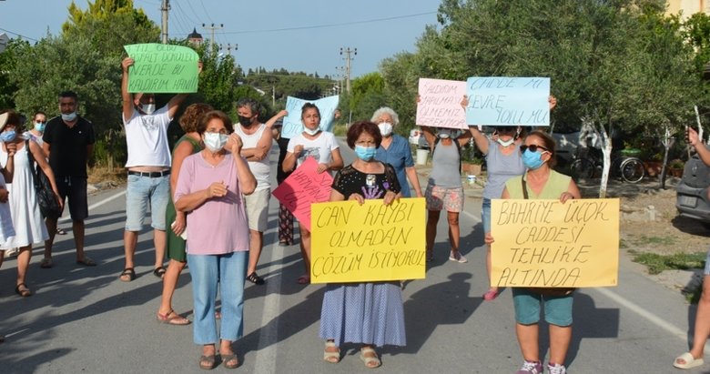 Dikili’de mahalleliden CHP’li belediyeye tepki!