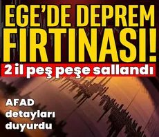 SON DAKİKA: Ege’de peş peşe deprem! Muğla ve Denizli sallandı! AFAD detayları duyurdu