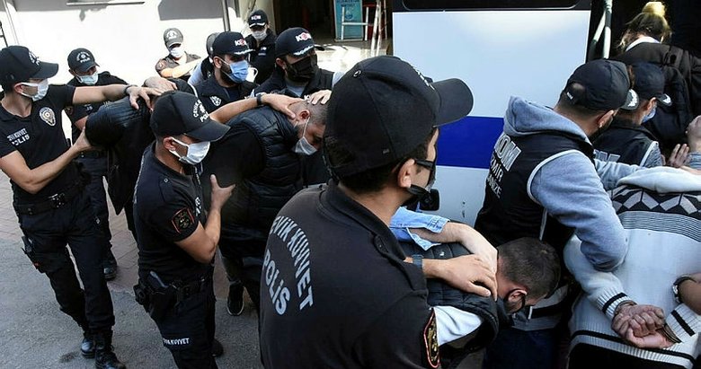 İzmir merkezli suç örgütü operasyonunda yakalananlardan 24’ü tutuklandı