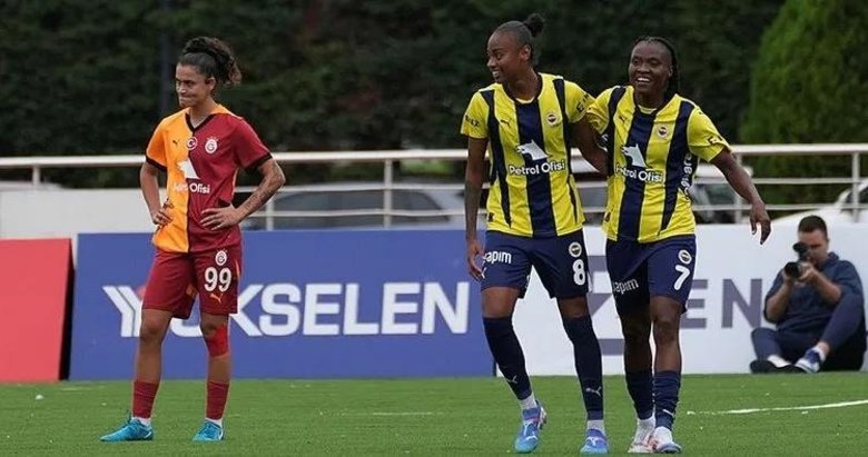 Kadınların derbisinde Fenerbahçe, Galatasaray’ı devirdi