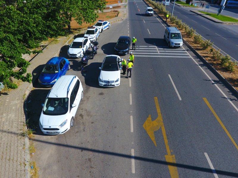 Muğla’da drone destekli trafik denetimi gerçekleştirildi
