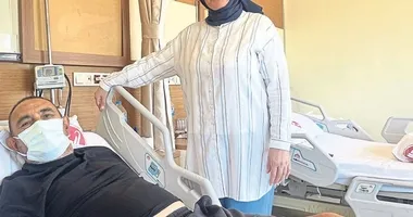 Eşinin böbreğiyle sağlığına kavuştu