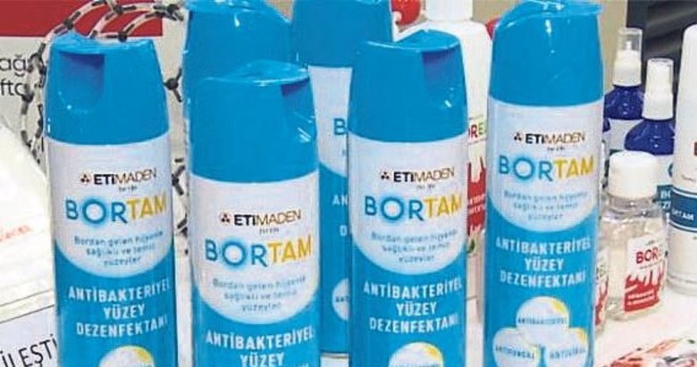 Yerli ortam dezenfektanı BORTAM’ın üretimi başladı