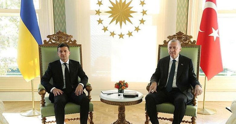 Başkan Erdoğan, Ukrayna Devlet Başkanı Zelenskiy’yi kabul etti