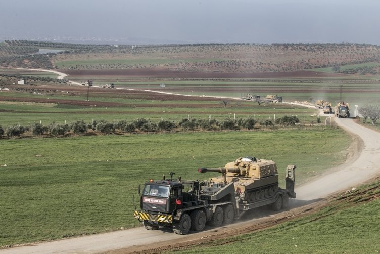 TSK’ya ait yaklaşık 50 araçlık konvoy İdlib’e girdi