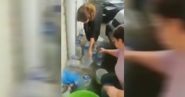 İzmir’de su sıkıntısı devam ediyor! Vatandaşlar çatıdan akan suları toplamaya başladı