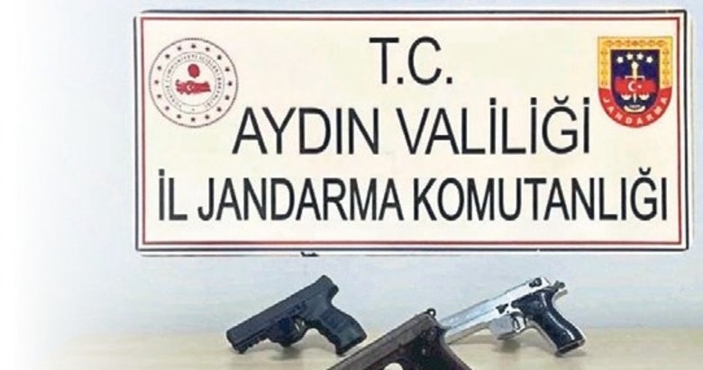 Aydın’da ruhsatsız silah operasyonu