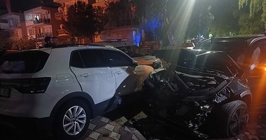 Manisa’da feci kaza! Savrulup duran araca çarptılar