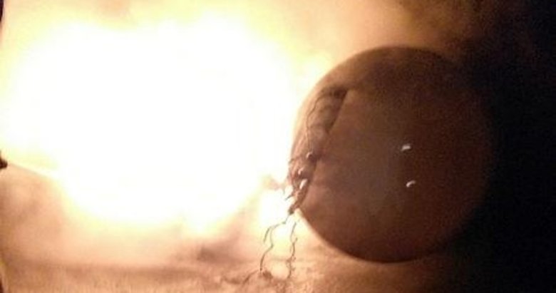 Asit yüklü tanker yandı! Müdahale edenler astım krizi geçirdi