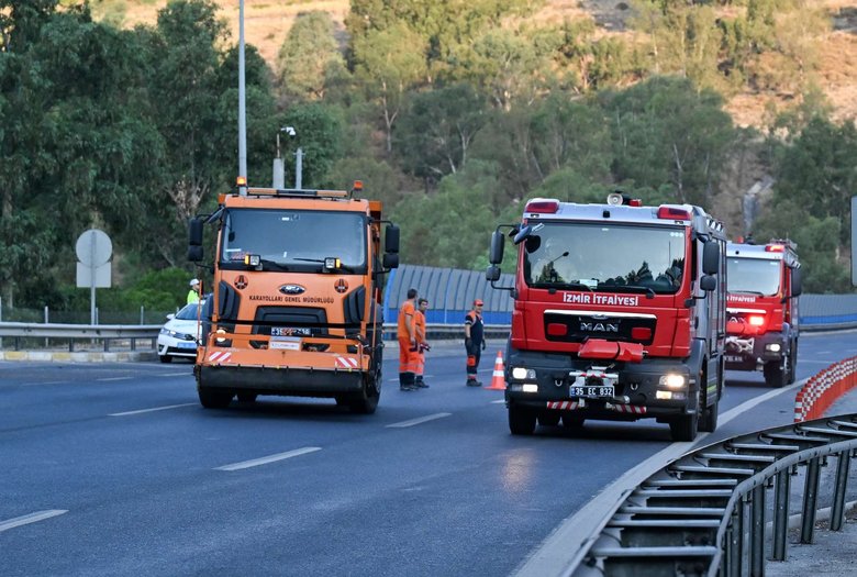 İzmir Bayraklı Tünellerinde yangın tatbikatı