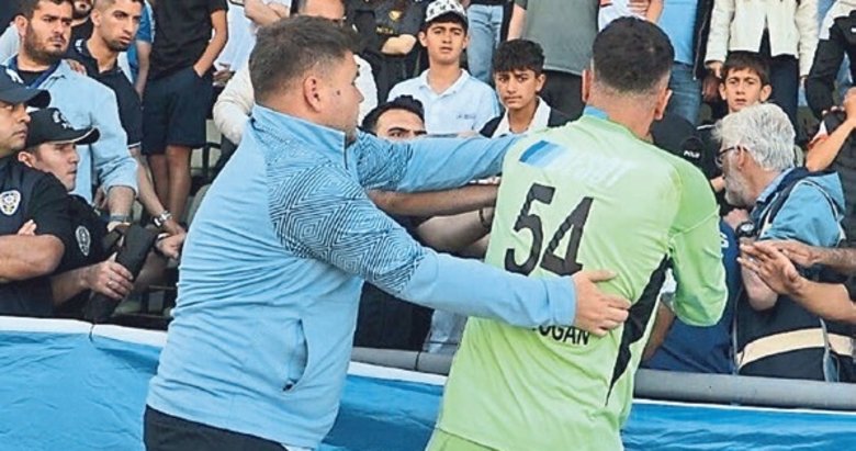 Amatörde olaylı final